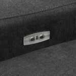 COLLINS 5-PIECE MODULAR POWER RECLINING SECTIONAL DARK GREY - Image 12
