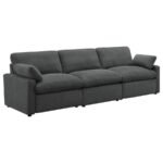 COLLINS MODULAR POWER SOFA DARK GREY