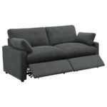 COLLINS MODULAR POWER LOVESEAT DARK GREY - Image 3