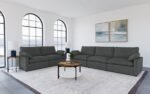 COLLINS MODULAR POWER LOVESEAT DARK GREY - Image 11