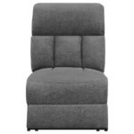 BAHRAIN 5-PIECE POWER HOME THEATER SEATING CHARCOAL - Image 9