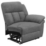 BAHRAIN 5-PIECE POWER HOME THEATER SEATING CHARCOAL - Image 10