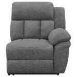 BAHRAIN 5-PIECE POWER HOME THEATER SEATING CHARCOAL - Image 11