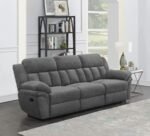 BAHRAIN UPHOLSTERED MOTION SOFA CHARCOAL - Image 2