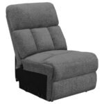 BAHRAIN UPHOLSTERED MOTION SOFA CHARCOAL - Image 7