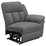 BAHRAIN UPHOLSTERED MOTION SOFA CHARCOAL - Image 9