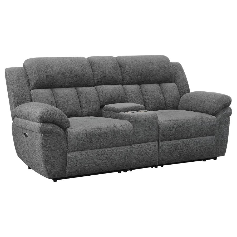 609542P_03x900.jpg BAHRAIN UPHOLSTERED POWER LOVESEAT CHARCOAL - Image 1