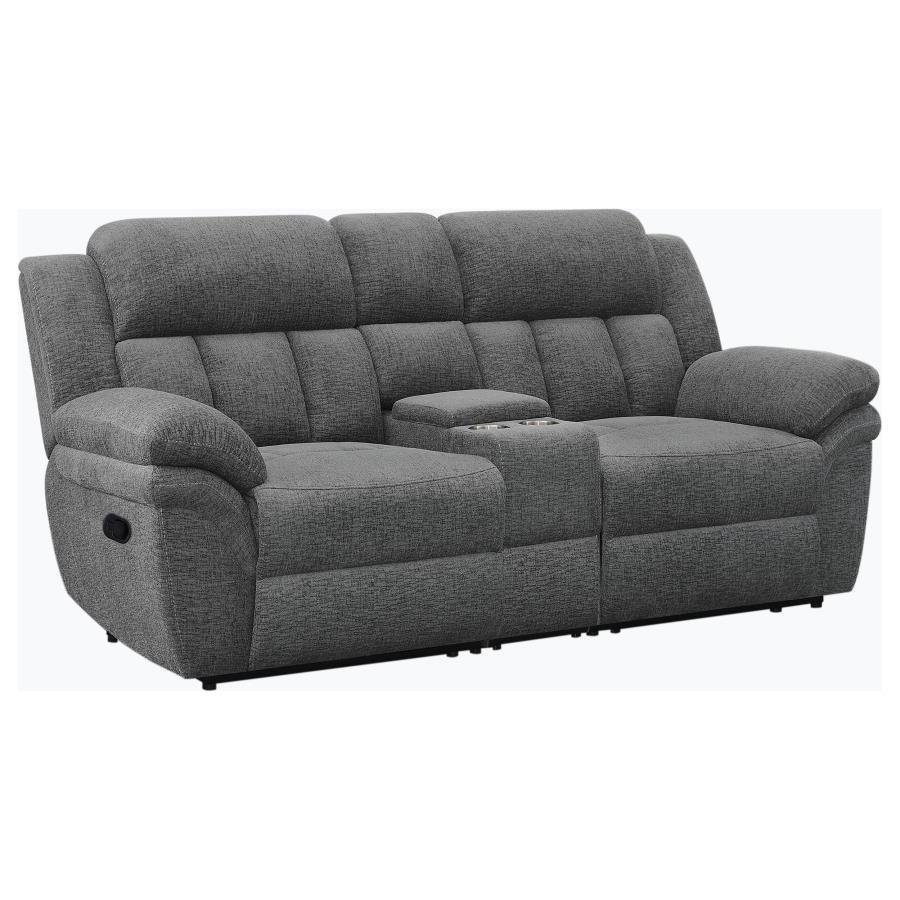 609542_03x900.jpg BAHRAIN UPHOLSTERED MOTION LOVESEAT CHARCOAL - Image 1