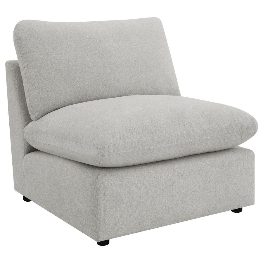 609560AC_02x900.jpg COLLINS MODULAR ARMLESS CHAIR GREY - Image 1
