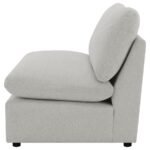 COLLINS MODULAR ARMLESS CHAIR GREY - Image 5