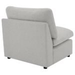 COLLINS MODULAR ARMLESS CHAIR GREY - Image 7
