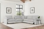 COLLINS 6-PIECE MODULAR POWER RECLINING SECTIONAL GREY - Image 2