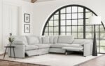 COLLINS 5-PIECE MODULAR POWER RECLINING SECTIONAL GREY