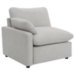 COLLINS 5-PIECE MODULAR POWER RECLINING SECTIONAL GREY - Image 8