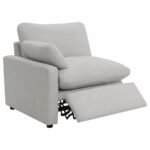 COLLINS 5-PIECE MODULAR POWER RECLINING SECTIONAL GREY - Image 9
