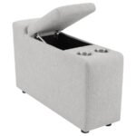 COLLINS 5-PIECE POWER RECLINING HOME THEATER SEATING GREY - Image 6