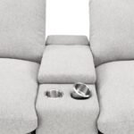 COLLINS 5-PIECE POWER RECLINING HOME THEATER SEATING GREY - Image 7