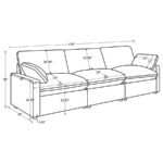 COLLINS MODULAR POWER SOFA GREY - Image 12