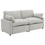 COLLINS MODULAR POWER LOVESEAT GREY