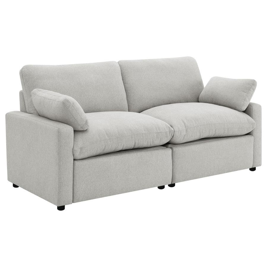 609562P_03x900.jpg COLLINS MODULAR POWER LOVESEAT GREY - Image 1