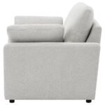 COLLINS UPHOLSTERED POWER RECLINER CHAIR GREY - Image 7