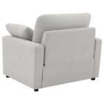 COLLINS UPHOLSTERED POWER RECLINER CHAIR GREY - Image 8