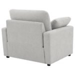 COLLINS UPHOLSTERED POWER RECLINER CHAIR GREY - Image 9