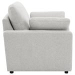COLLINS UPHOLSTERED POWER RECLINER CHAIR GREY - Image 10