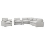 COLLINS UPHOLSTERED POWER RECLINER CHAIR GREY - Image 13