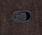 NAVARRO CHENILLE UPHOLSTERED RECLINING SOFA DARK BROWN - Image 12