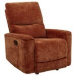 NAVARRO 3-PIECE UPHOLSTERED RECLINING SOFA SET ORANGE - Image 9