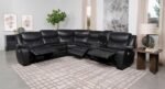 SYCAMORE UPHOLSTERED POWER RECLINING SECTIONAL SOFA GREY - Image 3