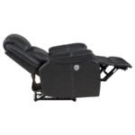 SYCAMORE UPHOLSTERED POWER RECLINER CHAIR DARK GREY - Image 6