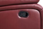 CAMILA UPHOLSTERED GLIDER RECLINER CHAIR RED - Image 8