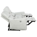 GREENFIELD UPHOLSTERED POWER RECLINING SOFA DOVE GREY - Image 7