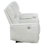 GREENFIELD UPHOLSTERED POWER RECLINING LOVESEAT DOVE GREY - Image 6