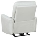 GREENFIELD UPHOLSTERED POWER RECLINER CHAIR DOVE GREY - Image 5