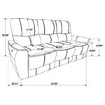 GREENFIELD 3-PIECE POWER RECLINING SOFA SET SADDLE BROWN - Image 15