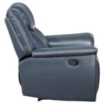 SLOANE UPHOLSTERED PADDED ARM RECLINER CHAIR BLUE - Image 6
