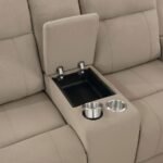 BRENTWOOD 3-PIECE UPHOLSTERED RECLINING SOFA SET TAUPE - Image 13