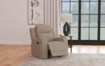 BRENTWOOD UPHOLSTERED RECLINER CHAIR TAUPE - Image 2