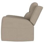 BRENTWOOD UPHOLSTERED RECLINER CHAIR TAUPE - Image 5