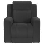 BRENTWOOD 3-PIECE UPHOLSTERED RECLINING SOFA SET CHARCOAL - Image 11