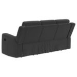 BRENTWOOD UPHOLSTERED MOTION RECLINING SOFA DARK CHARCOAL - Image 6