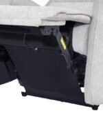 SYLMAR CHENILLE UPHOLSTERED POWER RECLINER DOVE GREY - Image 12