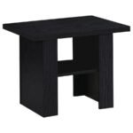RODEZ 3-PIECE ENGINEERED WOOD COFFEE TABLE SET BLACK - Image 4