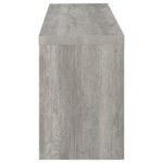 BURKE 2-DRAWER ENGINEERED WOOD 59-INCH TV STAND GREY DRIFTWOOD - Image 6