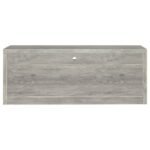 BURKE 2-DRAWER ENGINEERED WOOD 59-INCH TV STAND GREY DRIFTWOOD - Image 7