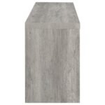 BURKE 2-DRAWER ENGINEERED WOOD 59-INCH TV STAND GREY DRIFTWOOD - Image 8