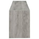BURKE 2-DOOR ENGINEERED WOOD 71-INCH TV STAND GREY DRIFTWOOD - Image 6